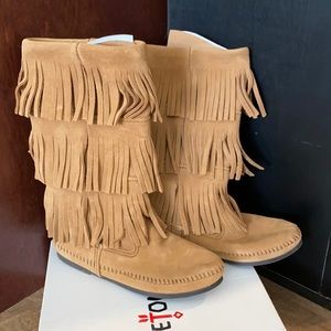 Minnetonka Fringe Boot